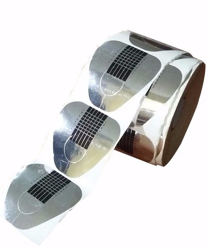 100 pezzi cartine argento nail - pezzi,